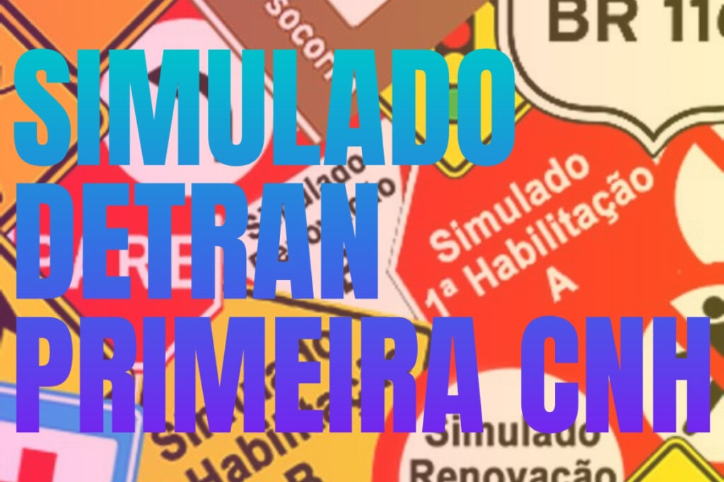 Simulado Detran para primeira habilitação CNH.