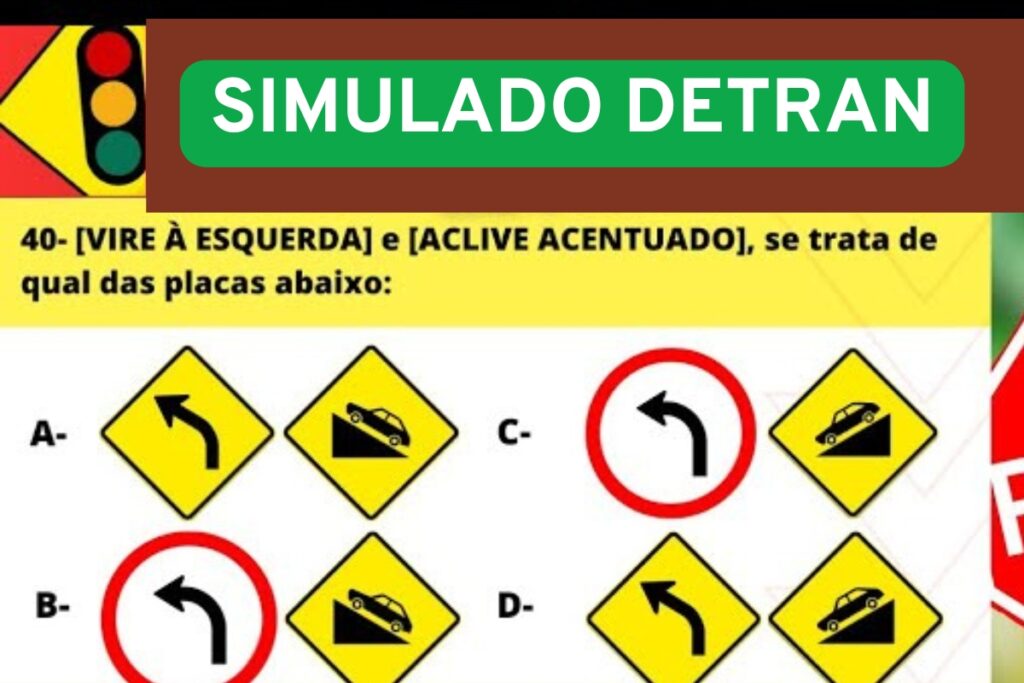 Traffic sign test with multiple road signs.